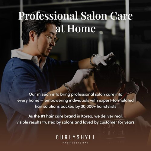 CURLYSHYLL Nutrition Support Shampoo - Collagen & Grain Protein Care for Damaged Hair | 330ml