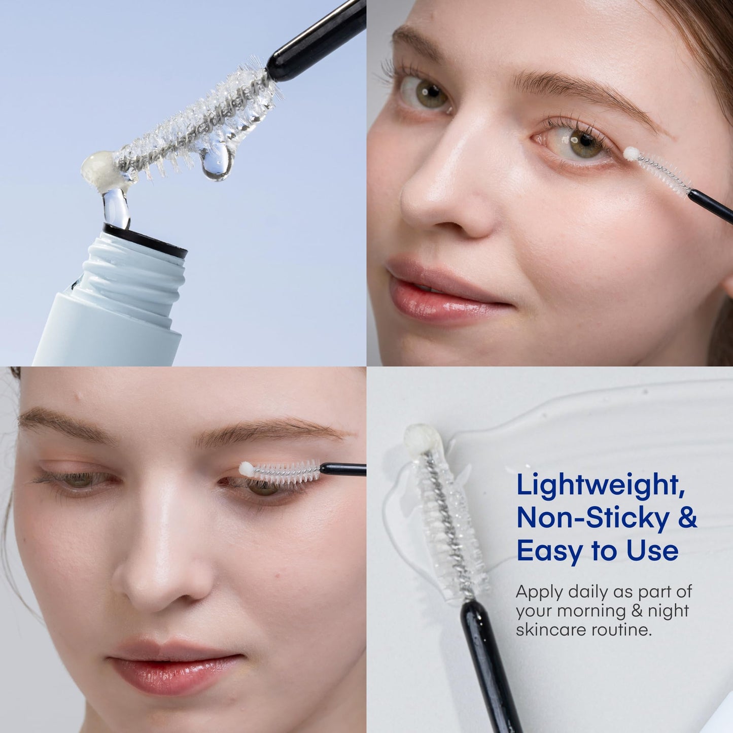 Terez & Honor REviving Lash Serum - Korean Vegan PDRN Lash Growth Serum for Longer, Fuller, Healthier Lashes - Peptide & Biotin Lash Conditioner for Root Strengthening - Clean, Gentle, Made in Korea