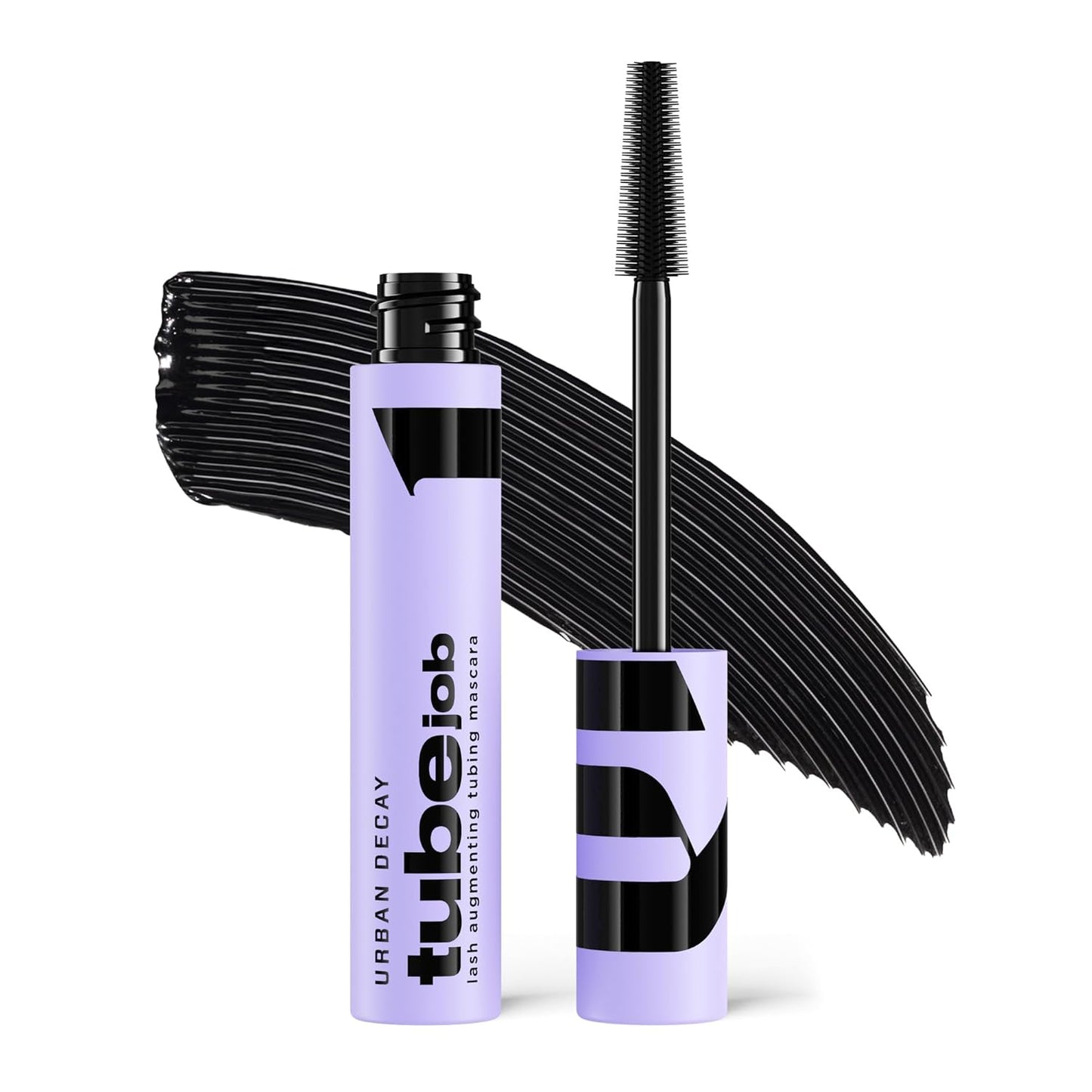 Urban Decay Tube Job Lash Tubing Mascara - 24HR Lengthening & Volumizing, Anti-Clump, Washable with Castor Oil & Peptides
