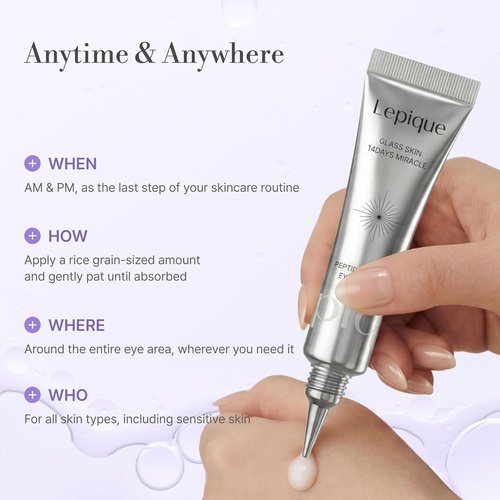 Lepique Peptide-Matrix Eye Cream - Firming & Lifting with Matrixyl® 3000, Ginseng & TECA | 0.5 oz
