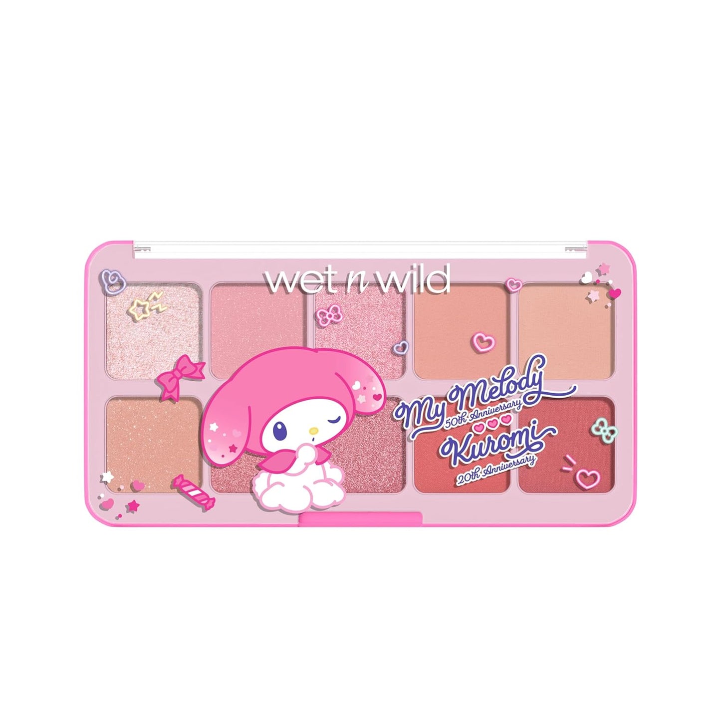 Wet n Wild My Melody and Kuromi Eye & Face Palette - Adorable Cozy Cuteness for All Skin Types