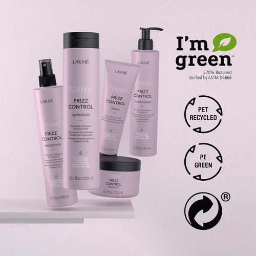 LAKMÉ Teknia Frizz Control Shampoo - Anti-Frizz Solution for Curly or Frizzy Hair, 300ml