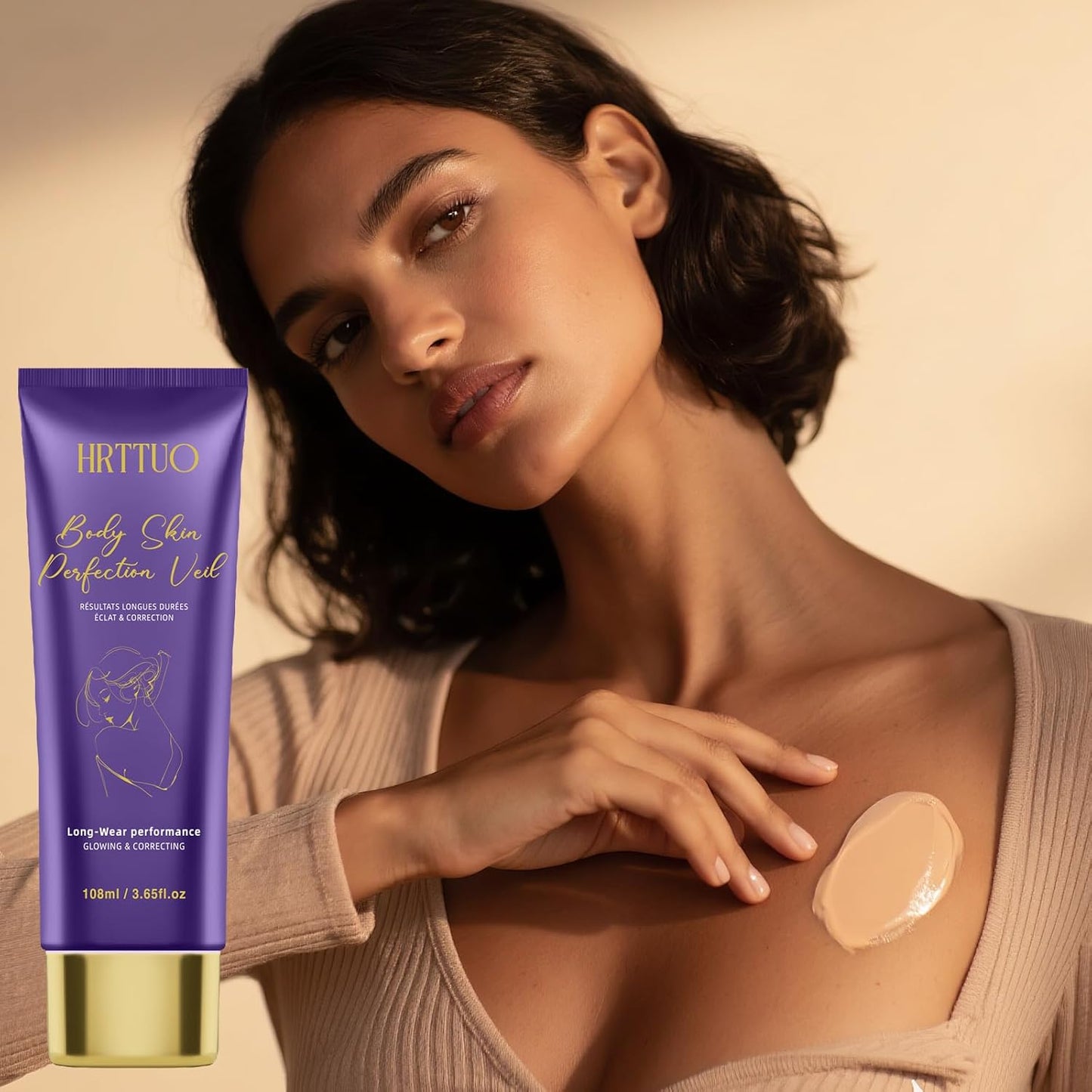Skiennix Body Makeup - Waterproof Leg & Body Concealer for Tattoo & Scar Cover Up | All Skin Tones, Natural Radiance