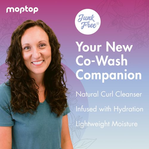 MopTop Cowash Cleansing Conditioner - Moisture-Rich Curly Hair Care, Frizz Control | Citrus Medley, 8oz