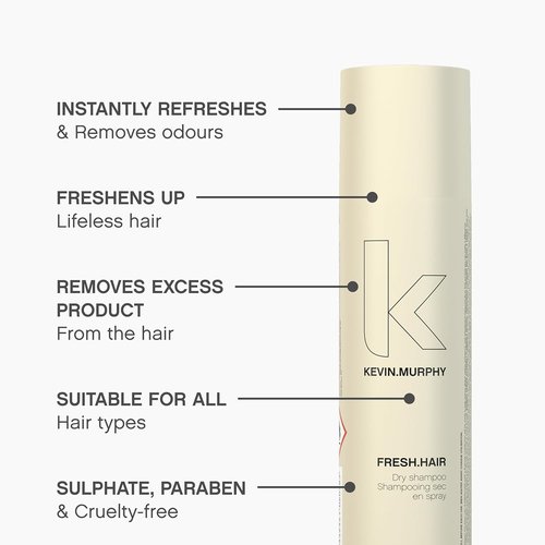 KEVIN.MURPHY FRESH.HAIR Dry Shampoo Spray - Sulphate-Free Formula for All Hair Types - 100 mL / 3.4 oz