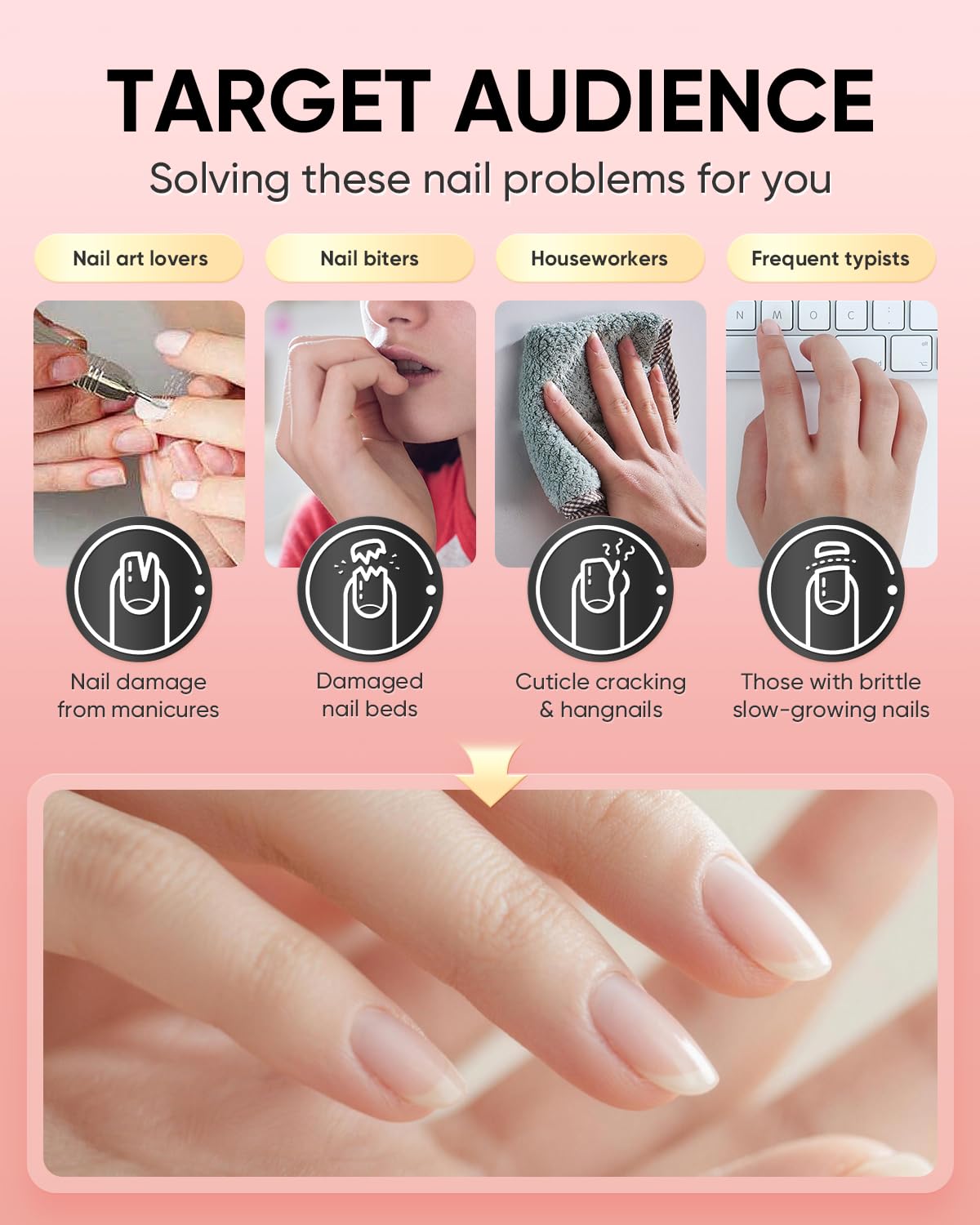 Velour Rosa Nail & Cuticle Oil - 100% Natural Hydrating Treatment with Jojoba Oil & Vitamin E - 1.0 fl oz