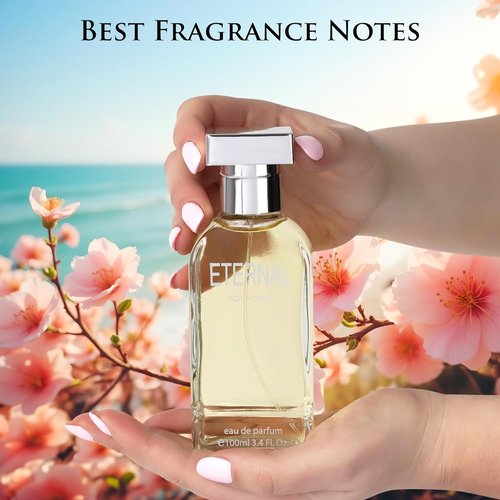 Eternal Eau De Parfum for Women - Refreshing Citrus Floral & Musk Fragrance | 3.4 Oz Bottle, Perfect Gift