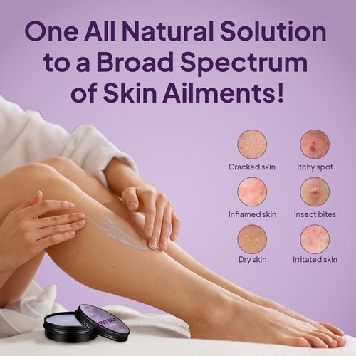 Pumice Valley Foot Balm - Natural Moisturizer for Dry, Cracked Heels & Feet | Lavender 3.5 Oz