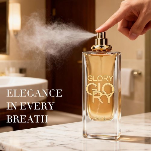 Center Glory Vanilla Cologne-Style Perfume for Women | 100ml Rum & Citrus Fragrance Gift