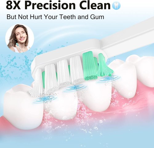 Philips Sonicare Replacement Electric Toothbrush Heads - 10 Pack for ProtectiveClean & DiamondClean