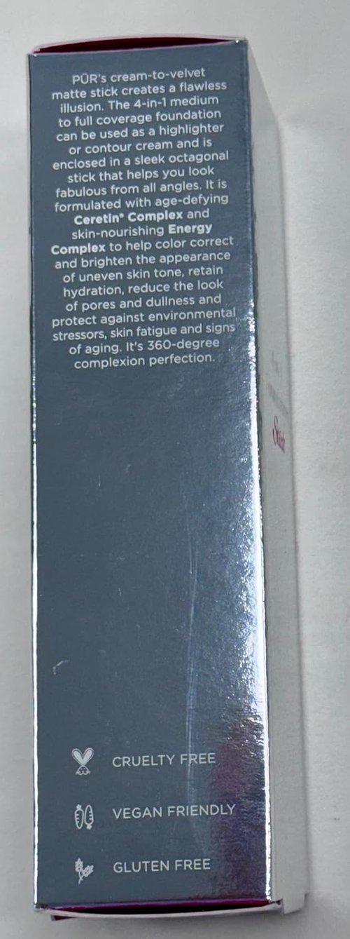 PÜR MINERALS 4-in-1 Foundation Stick - Versatile Makeup Solution for Flawless Skin Finish