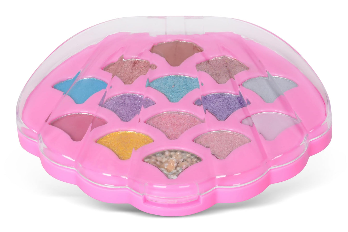 iscream Shimmering Seashell Shaped Glitter Eyeshadow Palette Collection