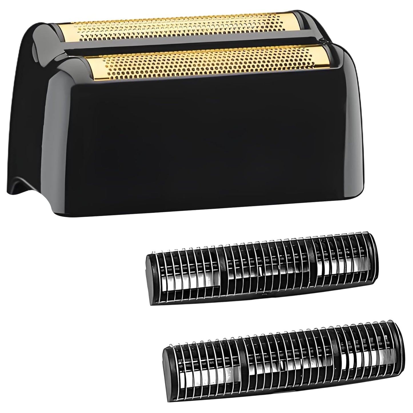 BaByliss Pro FX3 Shaver Replacement Head - Hypoallergenic Gold Foil for Smooth Shaving | Black