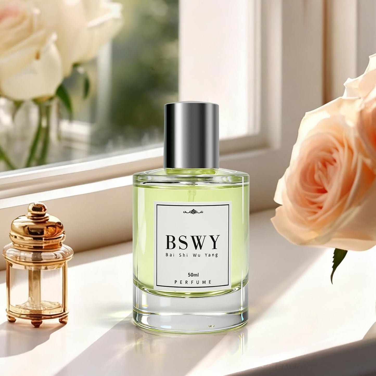 Skiennix Women's Eau de Parfum - Cozy Floral Jasmine & Sweet Vanilla - Long-Lasting Travel Size 1.7oz (50ml)