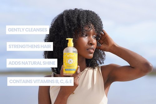 Blessed Bananas Shampoo - Hydrating Formula with Natural Banana Oil & Coconut Milk | Reduces Frizz | 12 oz