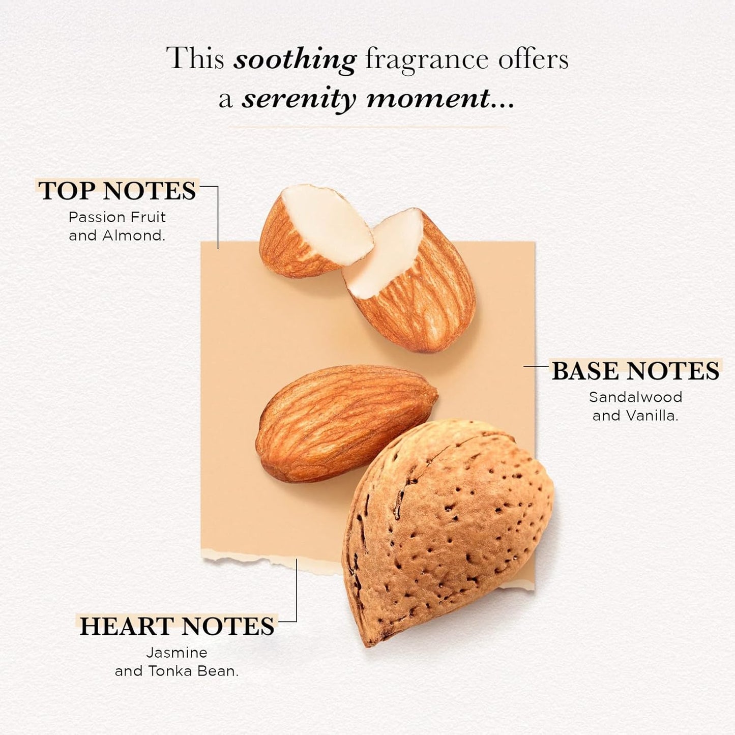 Solinotes Almond Perfume - Delicate Floral & Soothing Scent | 1.7 Fl Oz Eau De Parfum, Vegan & Cruelty-Free