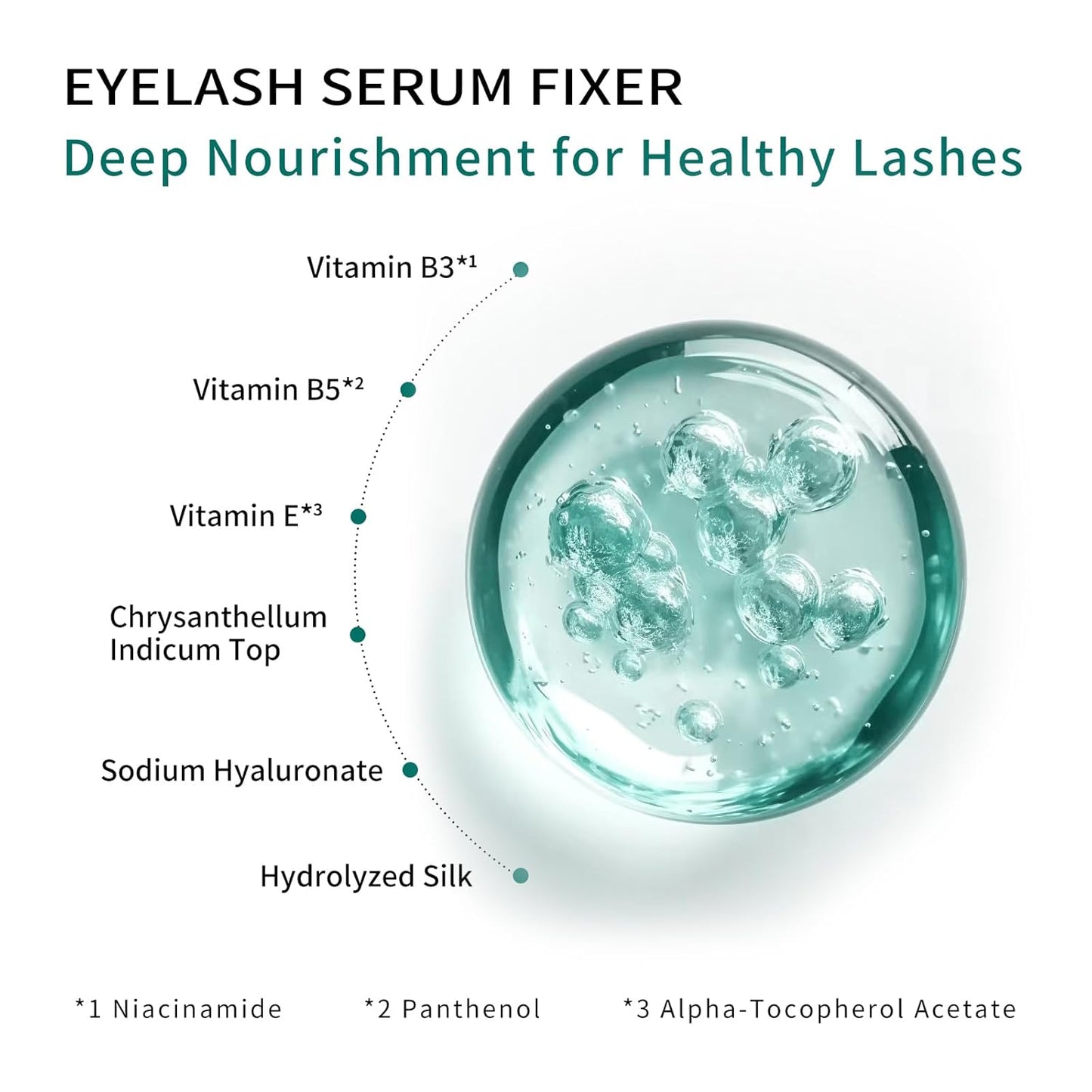 Skiennix Lash Conditioner & Serum - 3-in-1 Primer, Clear Mascara - Strengthens & Styles - Vitamin-Enriched - 5ml
