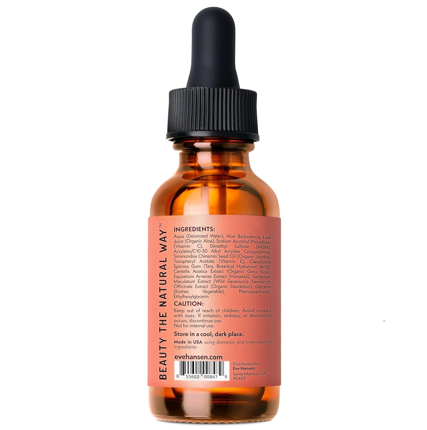 Eve Hansen Vitamin C Serum - Hydrating Facial Serum with Hyaluronic Acid & Vitamin E | 1 oz for Smoother Skin
