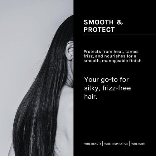 pH PURE HAIR Thermo-Protective Smoothing Crème - Anti-Frizz & Heat Protection - 6.7 oz Keratin Treatment