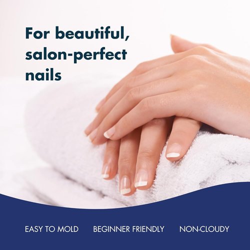 DeEnti Acrylic Nail Powder - 2oz Dark Pink | Professional Bubble-Free Formula for Long-Lasting, Chip-Resistant Nails