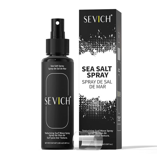 SEVICH Sea Salt Texturizing Spray - Strong Hold for Beach Waves & Volume | 100ml, Matte Finish for All Hair Types