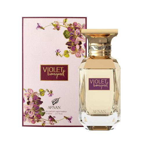 Afnan Violet Bouquet Eau De Parfum for Women - 2.7 Fl. Oz | Elegant Floral Fragrance