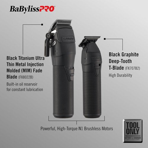 BaBylissPRO® FXONE Hair Clipper & Trimmer Set - Precision Cutting Tool for Professional Use