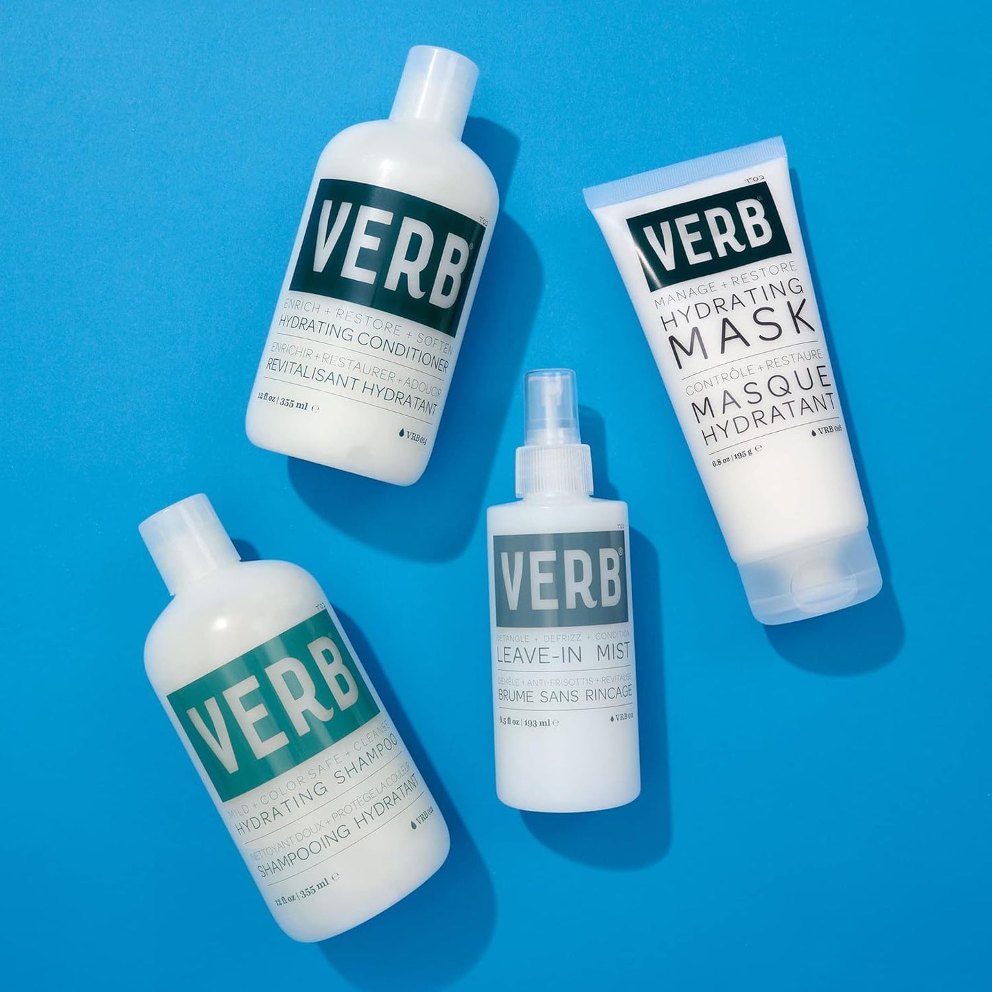 Verb Hydrating Hair Mask - Deep Moisture Treatment for Soft, Shiny Hair | 8 oz