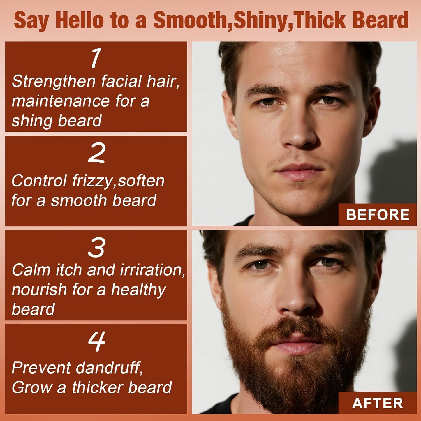 Skiennix Beard Oil for Men - Natural Sandalwood & Unscented Formula | 4 Fl Oz, 2 Pack, Softens & Moisturizes