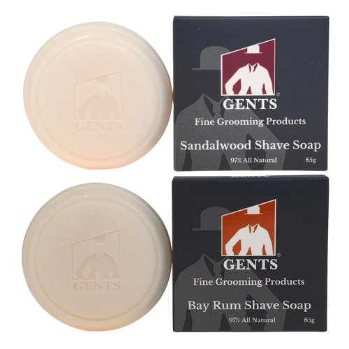 GBS Men's Shaving Soap 97% All Natural Enriched With Shea Butter and Glycerin, Creates Rich Lather Form