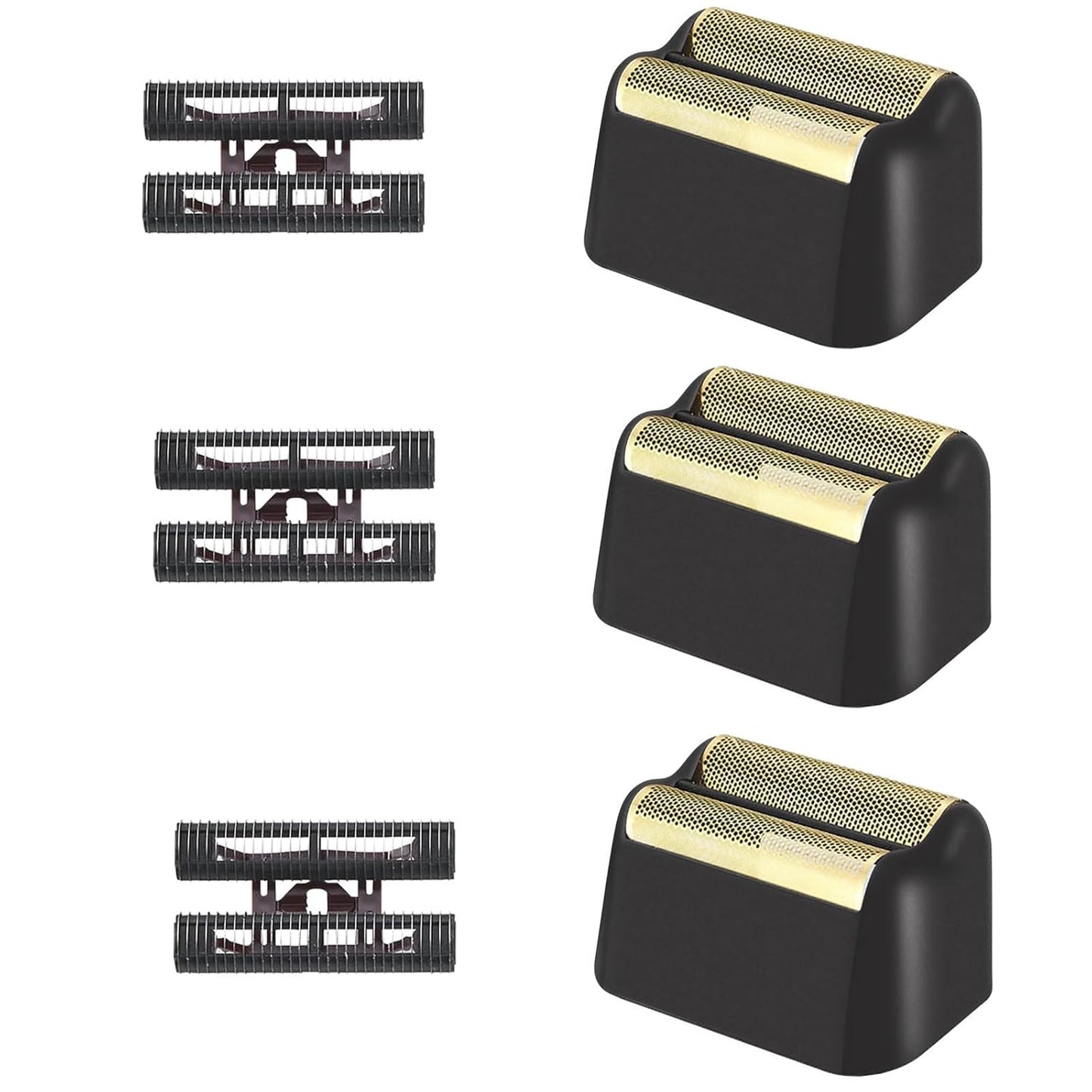 Wahl 5 Star Series Finale Shaver Foil Replacement - Super Close Cut | 3-Pack Black Foils