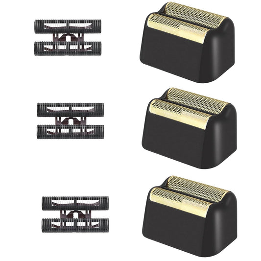 Wahl 5 Star Series Finale Shaver Foil Replacement - Super Close Cut | 3-Pack Black Foils