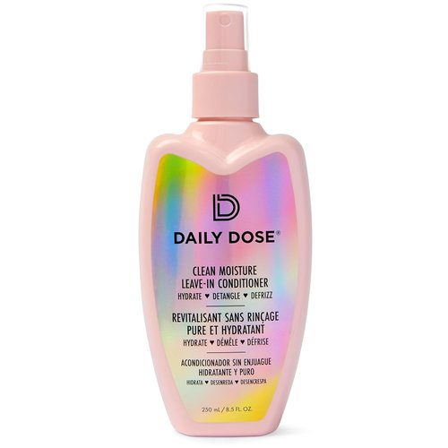 DAILY DOSE Clean Moisture Leave-In Conditioner Spray - Award-Winning Detangler for Dry, Damaged Hair | Vegan & Sulfate-Free