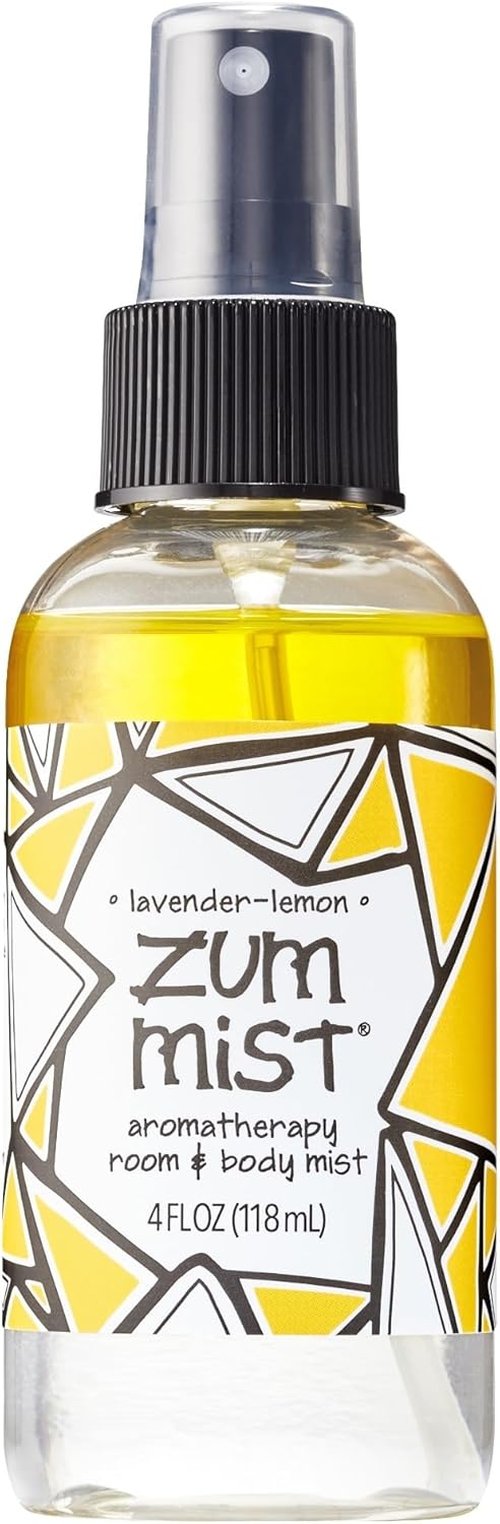 Indigo Wild Zum Mist Room & Body Spray - Lavender-Lemon Aromatherapy Essential Oil - 4 Fl Oz