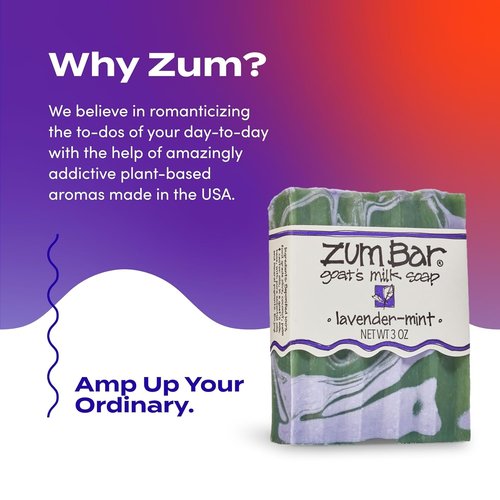 Indigo Wild Goat's Milk Soap Bar - Lavender-Mint Scented Essential Oil Soap - 3 oz | 3 Pack