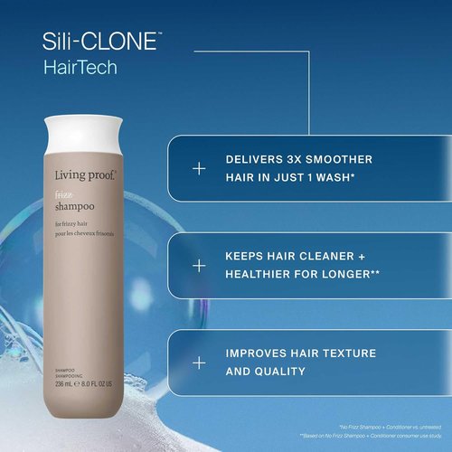 Living Proof No Frizz Shampoo & Conditioner Duo - Smooth, Frizz-Free Hair | 8 oz Each