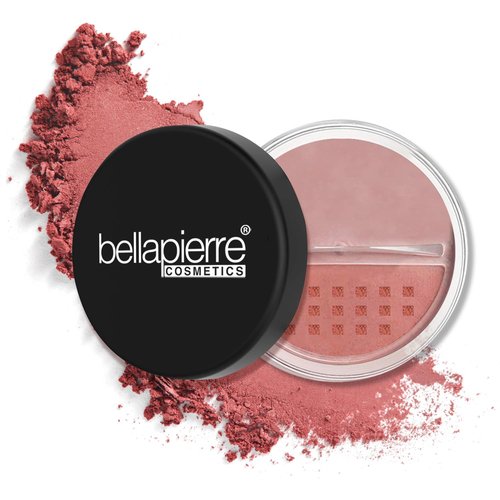 Bellapierre Mineral Blush - Lightweight Loose Powder Cheek Color, Talc-Free & Hypoallergenic - 0.3 oz | Desert Rose