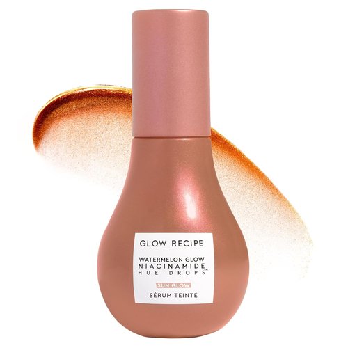 Glow Recipe Hue Drops - Tinted Face Serum & Bronzing Drops with Niacinamide | Radiant Warm Glow (40ml)