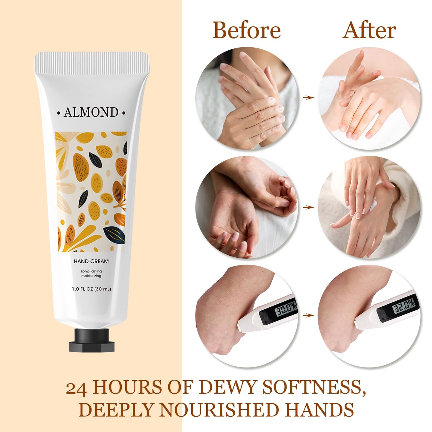 BODY & EARTH Hand Cream Lotion - 30 Pack Mini Size | Perfect for Bridesmaid Gifts & Mother's Day