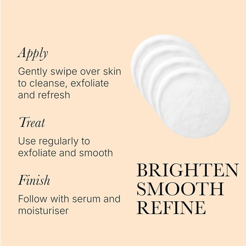 Rodial Vit C Brightening Cleansing Pads - Toning & Purifying Resurfacing Pads for Day & Night