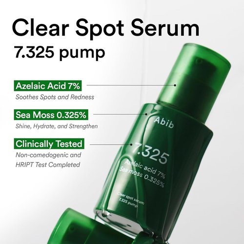 Abib Clear Spot Serum - Seamoss Extract & Azelaic Acid for Clear Skin | 1.01 Fl Oz (30 mL)
