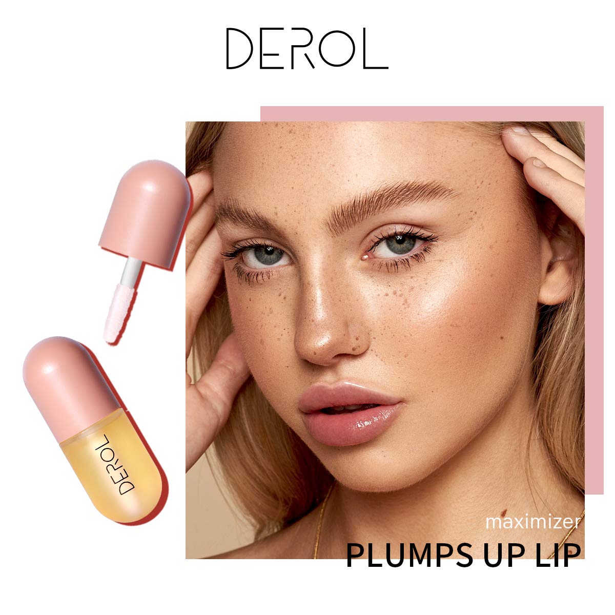 Skiennix Lip Plumper - Natural Lip Enhancer for Fuller, Moisturized Lips | 5.5ml Gloss