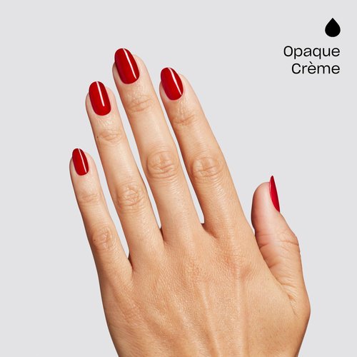 OPI Nail Lacquer Red Velvet Vixen | Opaque Dark Warm Red Crème Chip Resistant Nail Polish | Good Enough to Treat Collection | Holiday 2025