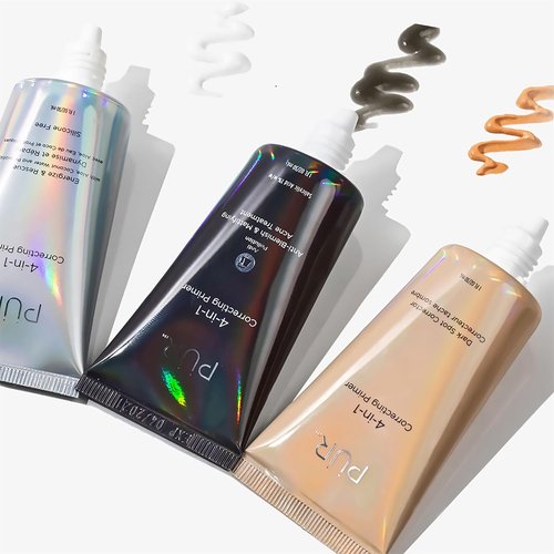 PÜR MINERALS 4-in-1 Correcting Primer - Anti-Blemish & Mattifying Treatment for Flawless Makeup - 1 Fl Oz