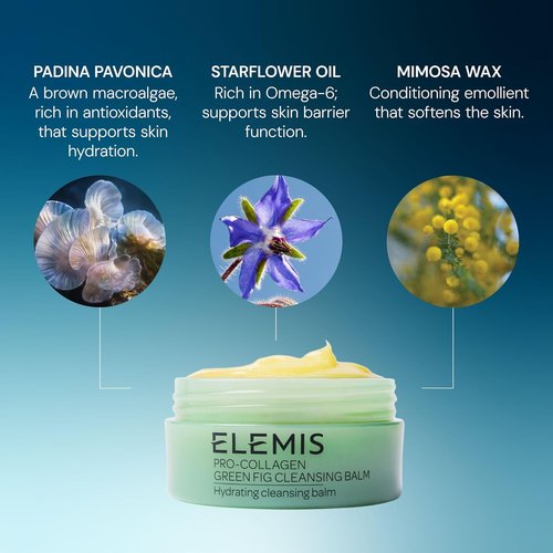 ELEMIS Pro-Collagen Cleansing Balm - Hydrating Makeup Remover & Deep Cleanser | 3.7 oz