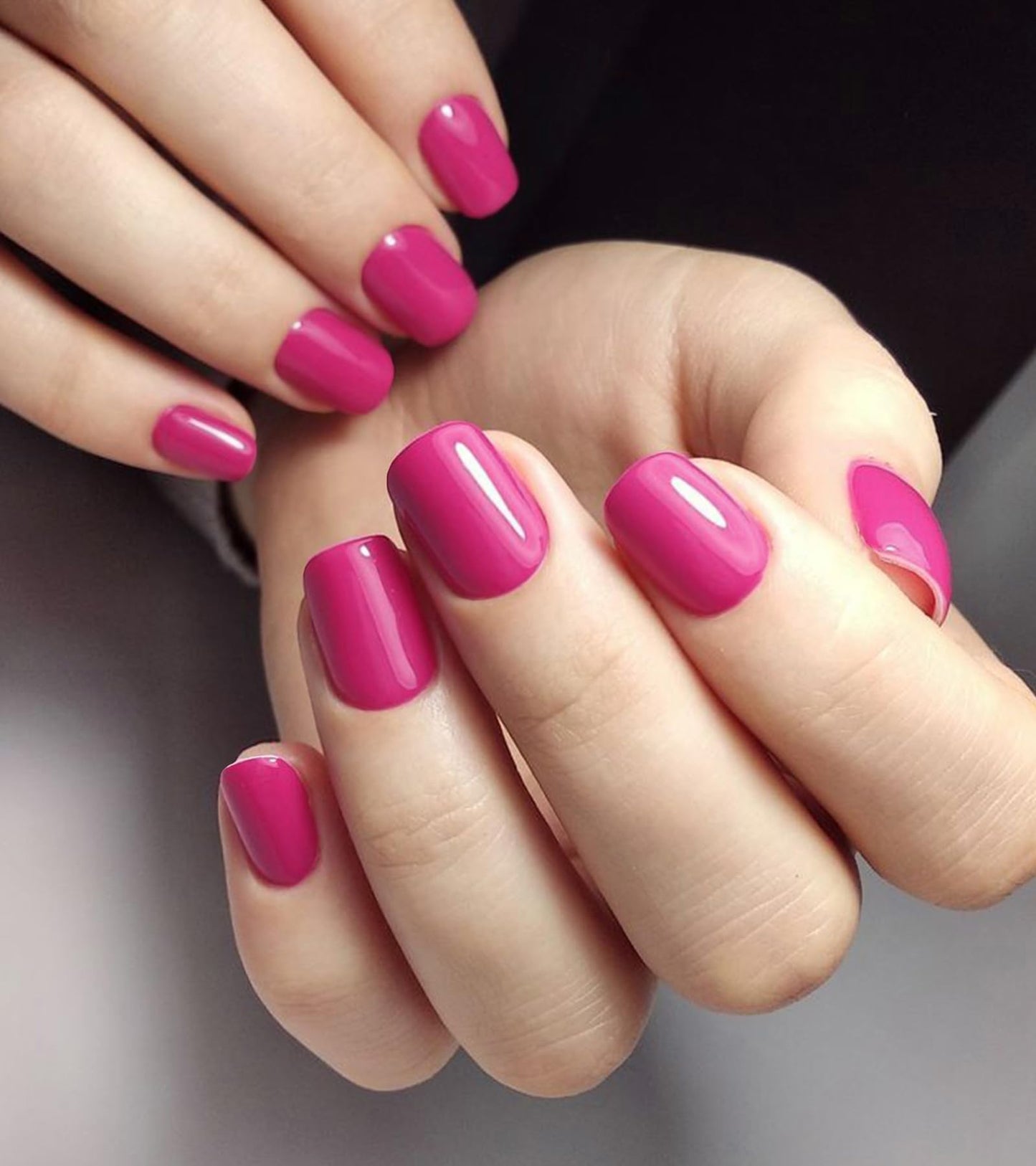 Artquee Press on Nails Short Soft Nude Square False Tips Glossy Reusable Fake Stick on Nails Kit for Women - 30 PCS 15 Sizes