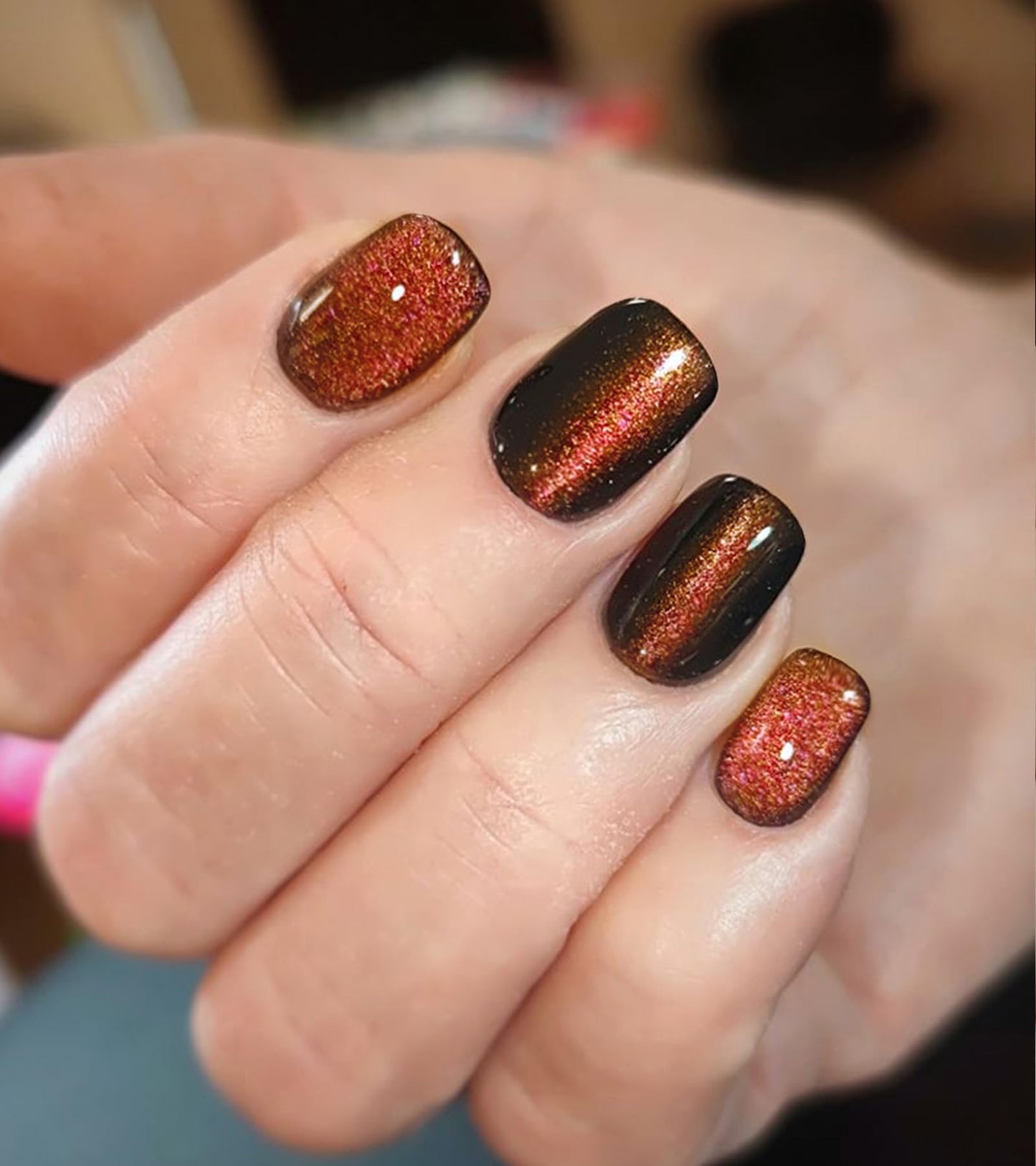 Artquee Press on Nails Short Soft Nude Square False Tips Glossy Reusable Fake Stick on Nails Kit for Women - 30 PCS 15 Sizes