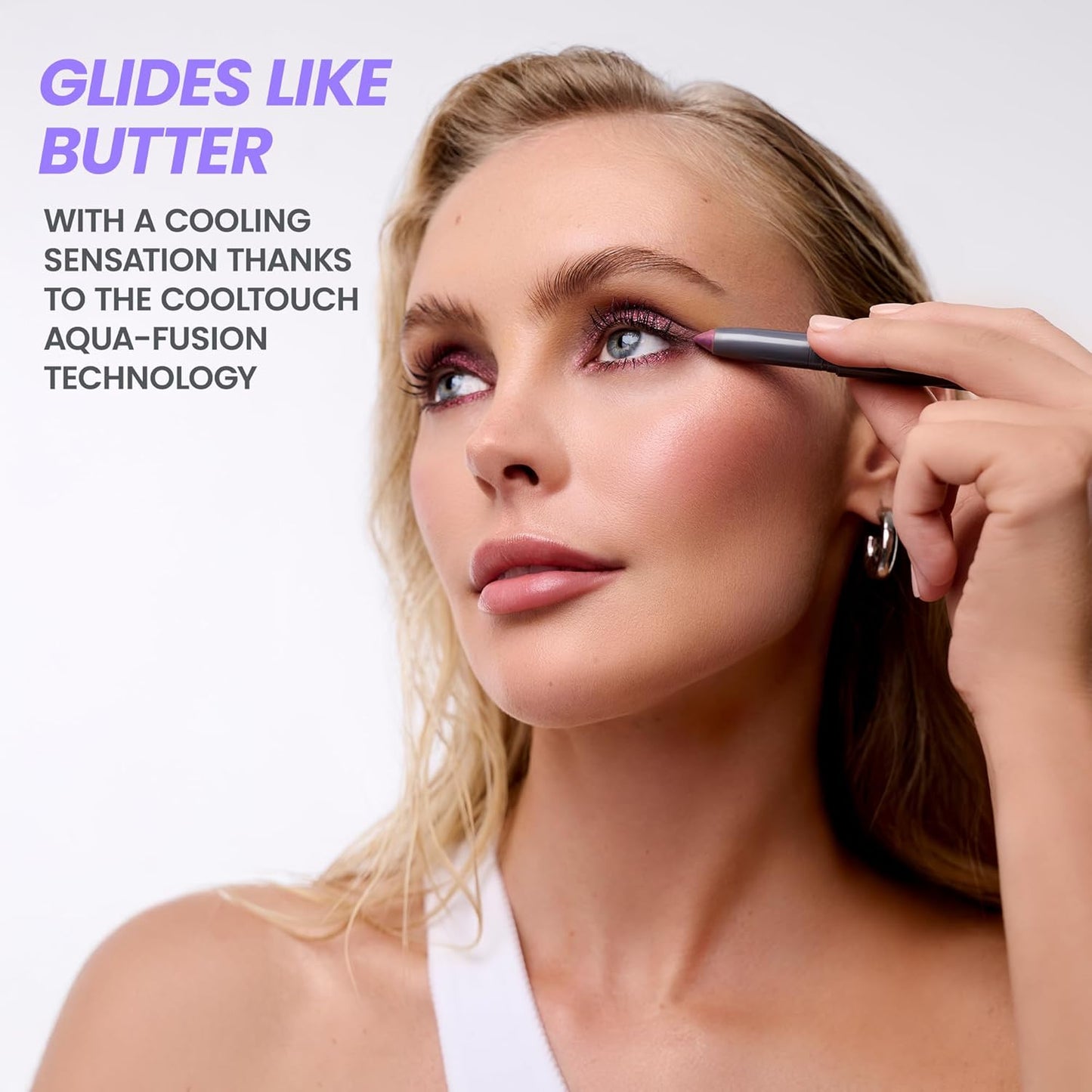 Wonderskin IYKYK Eyeshadow Stick - Budge-Proof, Waterproof Shimmer Eye Shadow in Vixen Color