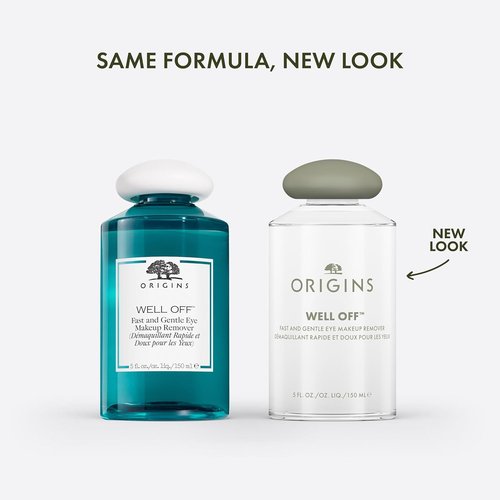Origins Well Off Eye Makeup Remover - Gentle, Non-Greasy Formula | Ophthalmologist Tested | 5 Fl Oz