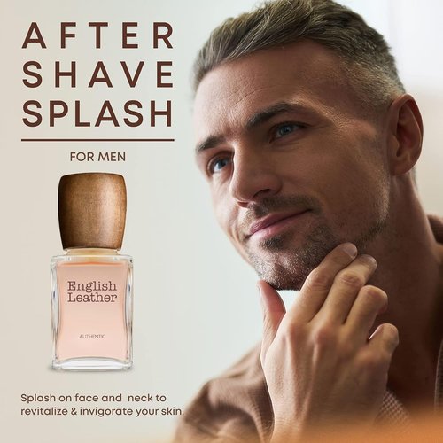 English Leather By Dana - Men's Aftershave 3.4 Ounces | Classic Fragrance for All-Day Freshness